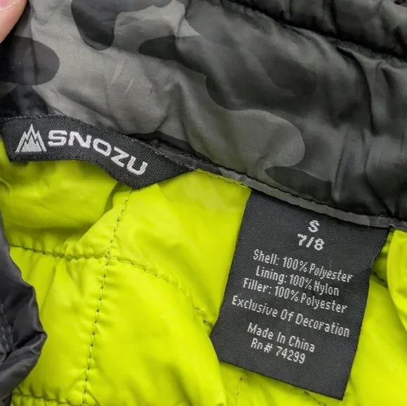 Snozu Camo Camouflage Jacket 7/8 - Picture 4 of 4